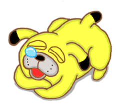happydog potchi sticker #9757356