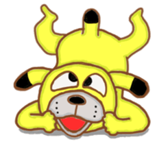 happydog potchi sticker #9757358