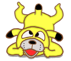 happydog potchi sticker #9757358