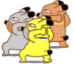 happydog potchi sticker #9757361