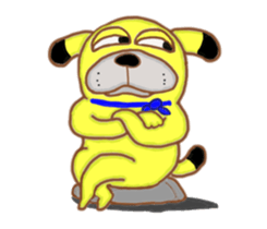 happydog potchi sticker #9757364