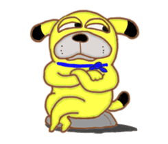 happydog potchi sticker #9757364