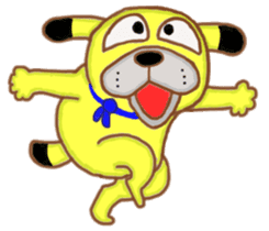 happydog potchi sticker #9757365
