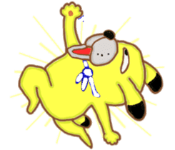 happydog potchi sticker #9757366