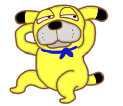 happydog potchi sticker #9757372