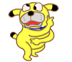 happydog potchi sticker #9757373