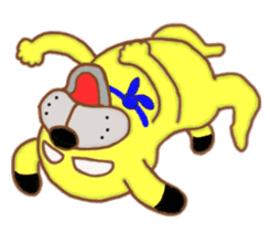 happydog potchi sticker #9757375