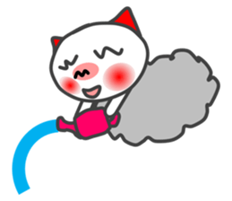 BU of a red ear  I live freely. sticker #9757459