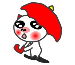 BU of a red ear  I live freely. sticker #9757460