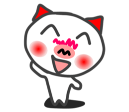 BU of a red ear  I live freely. sticker #9757464