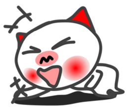 BU of a red ear  I live freely. sticker #9757466