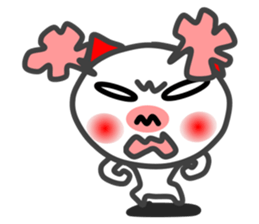 BU of a red ear  I live freely. sticker #9757469