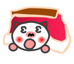 BU of a red ear  I live freely. sticker #9757470