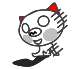 BU of a red ear  I live freely. sticker #9757475