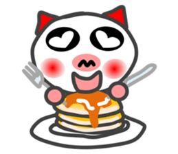 BU of a red ear  I live freely. sticker #9757478