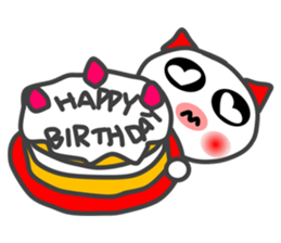 BU of a red ear  I live freely. sticker #9757480