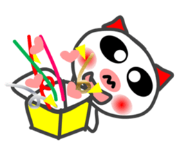 BU of a red ear  I live freely. sticker #9757484