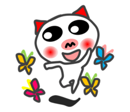 BU of a red ear  I live freely. sticker #9757492