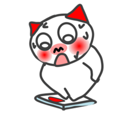 BU of a red ear  I live freely. sticker #9757495