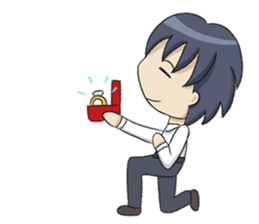 Couple of the Year: Valentine Day sticker #9757562