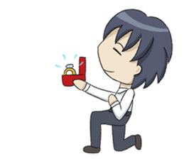 Couple of the Year: Valentine Day sticker #9757562