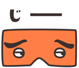 cute rabbit in panda -hakata- sticker #9758052