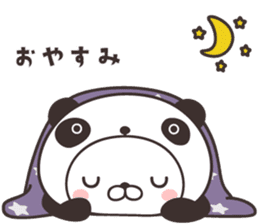 cute rabbit in panda -hakata- sticker #9758055