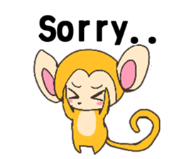 MONTA and MOMOKO'S English Vol.1 sticker #9758227