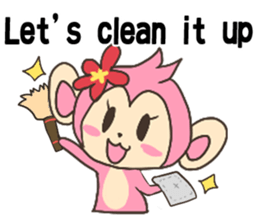 MONTA and MOMOKO'S English Vol.1 sticker #9758238