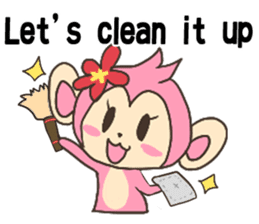 MONTA and MOMOKO'S English Vol.1 sticker #9758238