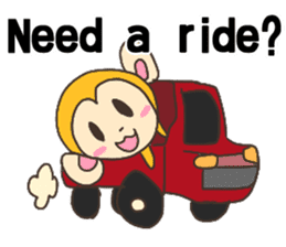 MONTA and MOMOKO'S English Vol.1 sticker #9758247