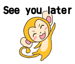 MONTA and MOMOKO'S English Vol.1 sticker #9758251