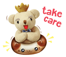 Little king bear (Eng ver.) sticker #9758505