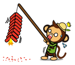 SIMIAN & Friends Collection - HAPPY CNY sticker #9758978