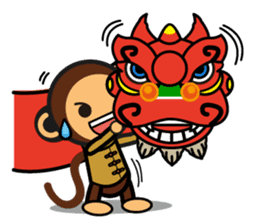 SIMIAN & Friends Collection - HAPPY CNY sticker #9758983