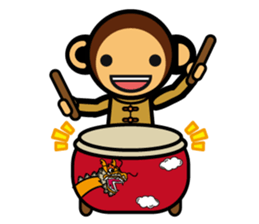 SIMIAN & Friends Collection - HAPPY CNY sticker #9758986