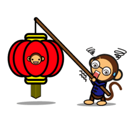SIMIAN & Friends Collection - HAPPY CNY sticker #9758988