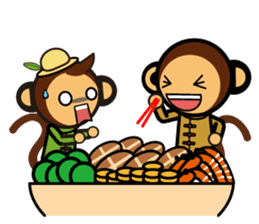 SIMIAN & Friends Collection - HAPPY CNY sticker #9758990