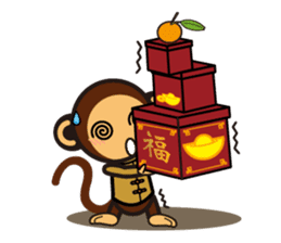 SIMIAN & Friends Collection - HAPPY CNY sticker #9758991
