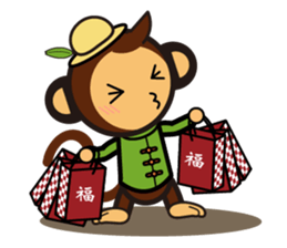 SIMIAN & Friends Collection - HAPPY CNY sticker #9758993
