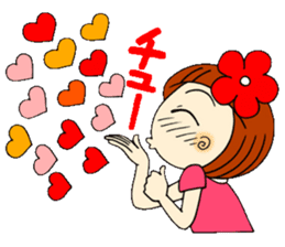 Castor bean-chan 28 Valentine Hen sticker #9759261