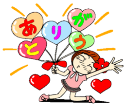 Castor bean-chan 28 Valentine Hen sticker #9759284