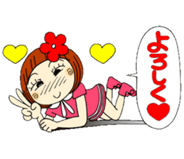Castor bean-chan 28 Valentine Hen sticker #9759294