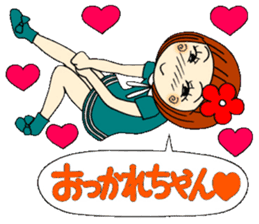 Castor bean-chan 28 Valentine Hen sticker #9759295