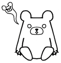 Daily O type bear sticker #9759357