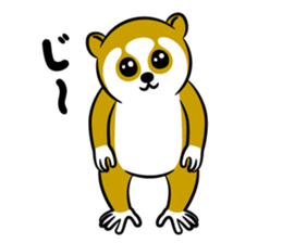 cute Slow LORIS sticker #9759541