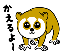 Cute Slow Loris By Ks Sticker