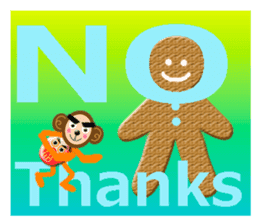 A happy new year Monkeys with daruma1-1 sticker #9759706