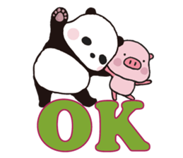Sweet Panda & Honey Pig (3) by Ellya sticker #9760680