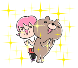 TRUCK and bear and me sticker #9760863